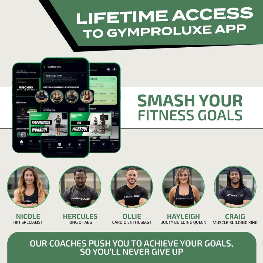 GYMPROLUXE All In One Portable Gym + App (October Bundle)