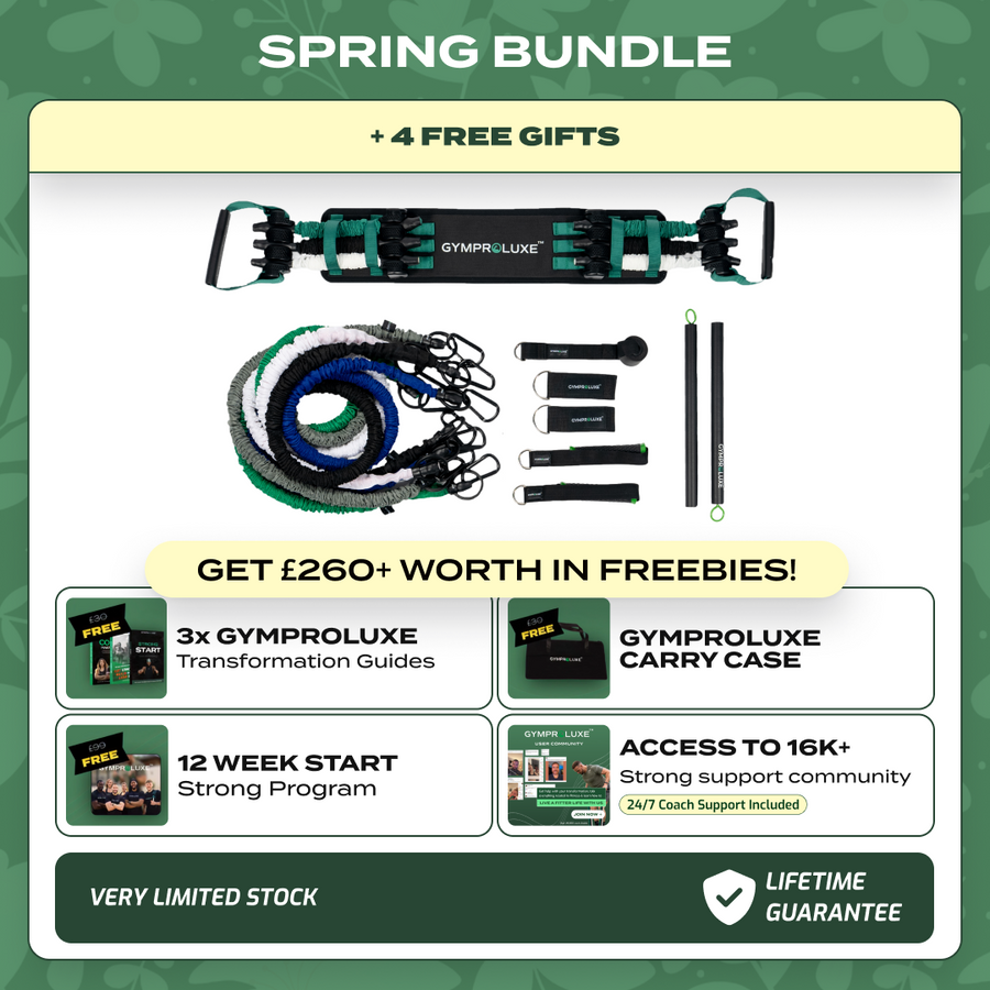 GYMPROLUXE All In One Portable Gym  (Spring Bundle)