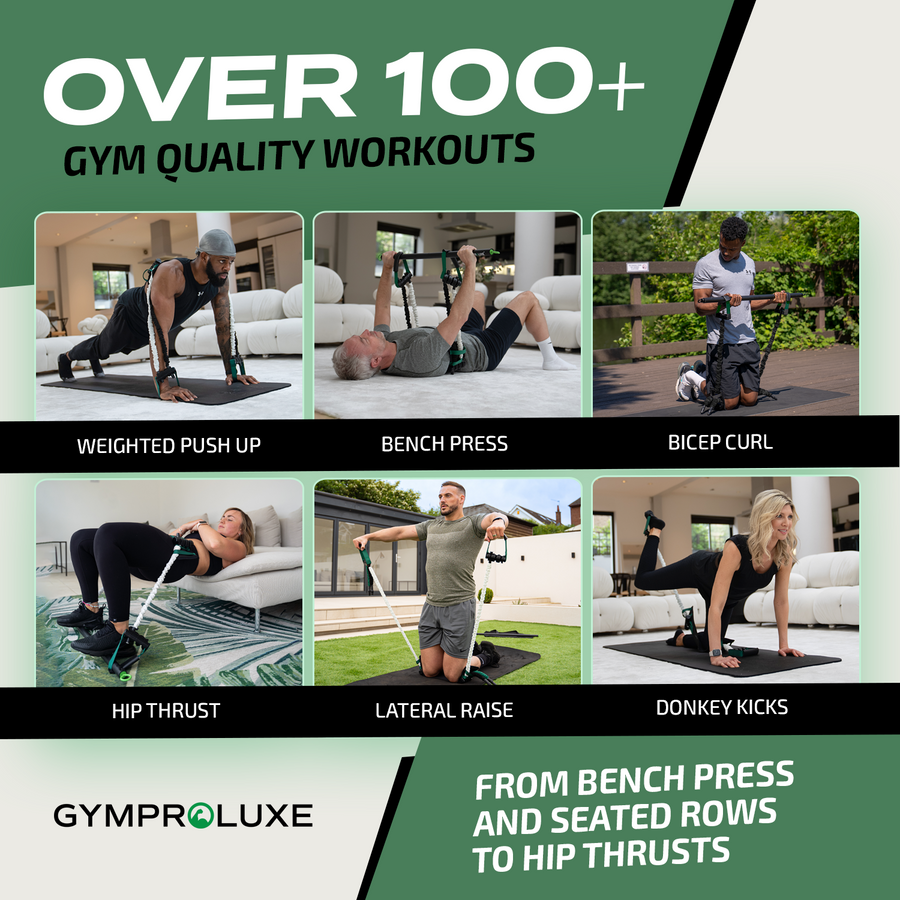 GYMPROLUXE Band and Bar set 2.0 + App (October Bundle)